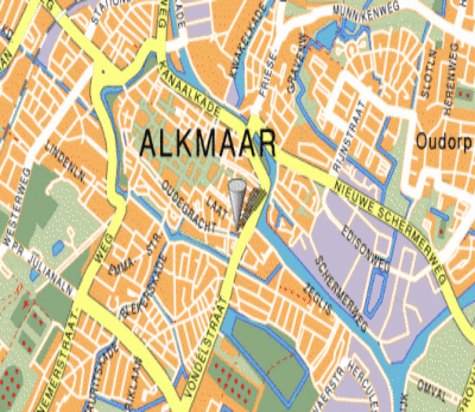 Map Alkmaar